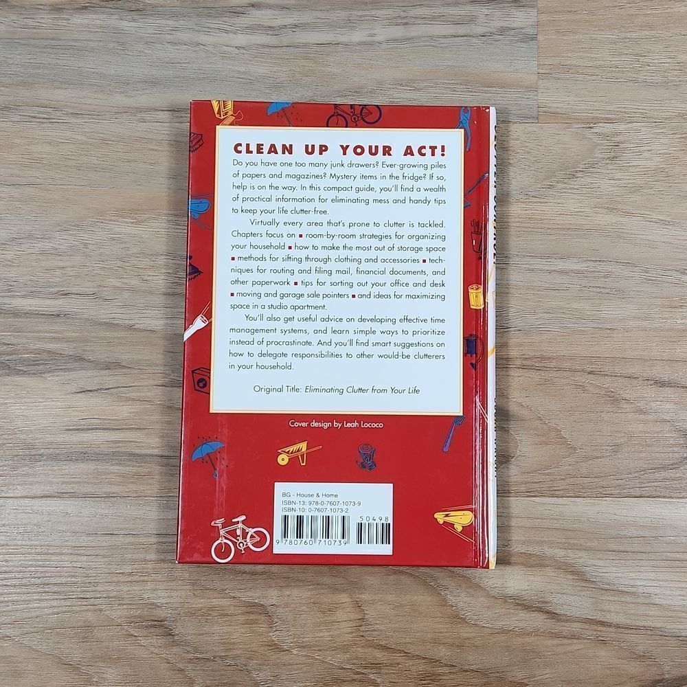 🔺️NWOT Clutter Control Useful Tips For Getting Rid of the Mess - Picture 2 of 3
